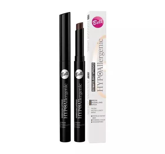 BELL HYPOALLERGENIC BROW MODELLING STICK EYEBROW WAX 01 1.4G