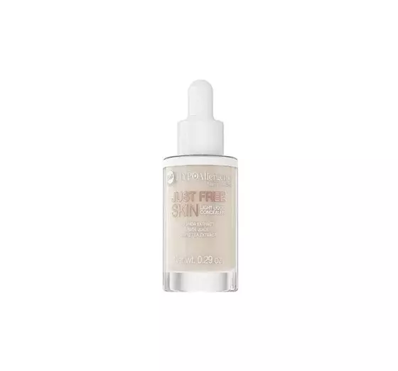 BELL HYPOALLERGENIC JUST FREE SKIN LIGHT LIQUID CONCEALER 01 IVORY