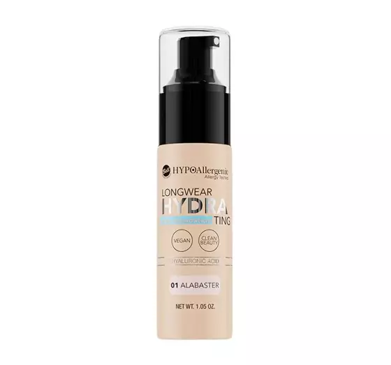 BELL HYPOALLERGENIC LONGWEAR HYDRATING BALM FOUNDATION WITH HYALURONIC ACID 01 30G