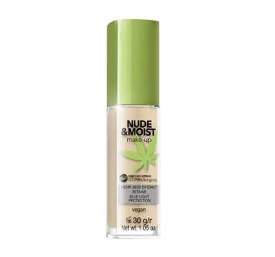 BELL HYPOALLERGENIC NUDE&MOIST MAKE-UP FOUNDATION 04 NATURAL TAN 30G