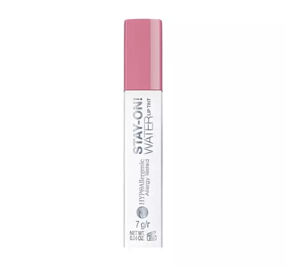 BELL HYPOALLERGENIC STAY-ON WATER LIP TINT LIPSTICK 02 ROSE PETAL  7G