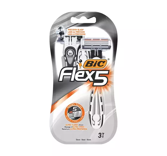 BIC FLEX5 DISPOSABLE MEN'S RAZORS 3 PCS