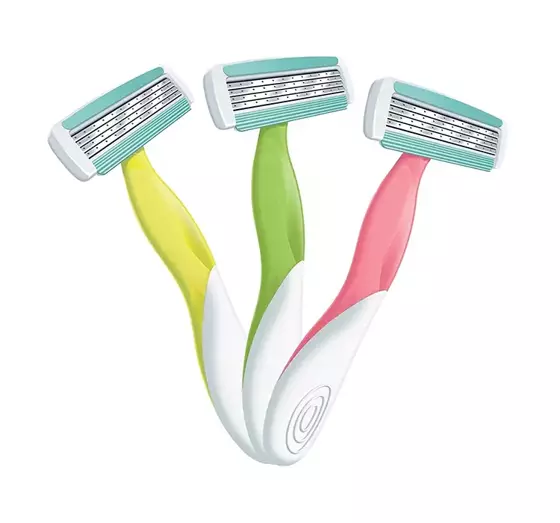 BIC SOLEIL BELLA COLOURS DISPOSABLE WOMEN'S RAZORS 3 PCS