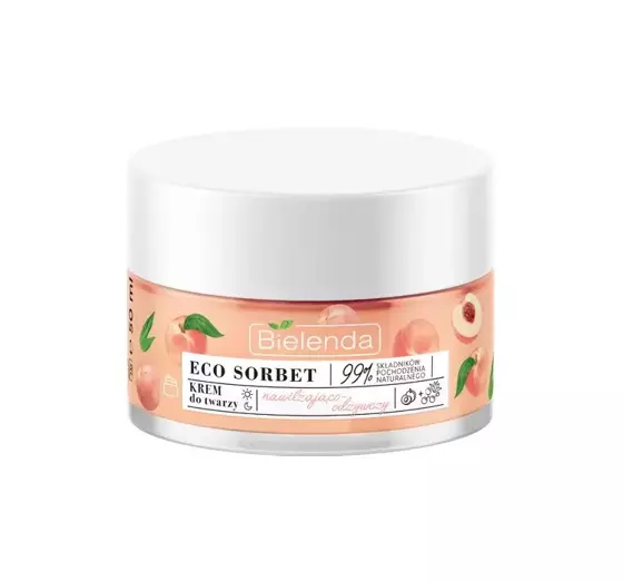 BIELENDA ECO SORBET PEACH FACE CREAM 50ML