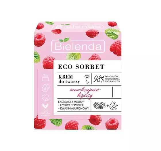 BIELENDA ECO SORBET RASPBERRY FACE CREAM 50ML