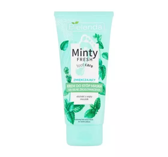 BIELENDA MINTY FRESH FOOT CARE SOFTENING CREAM-MASK FOR SEVERE CALLUSES 100ML