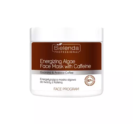 BIELENDA PROFESSIONAL FACE PROGRAM ENERGIZING ALGAE FACE MASK WITH CAFFEINE 160G