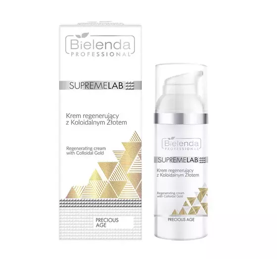 BIELENDA PROFESSIONAL SUPREMELAB PRECIOUS AGE REGENERATING CREAM WITH COLLOIDAL GOLD 50ML