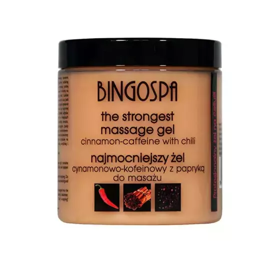 BINGOSPA CINNAMON CAFFEINE GEL PEPPER 250G