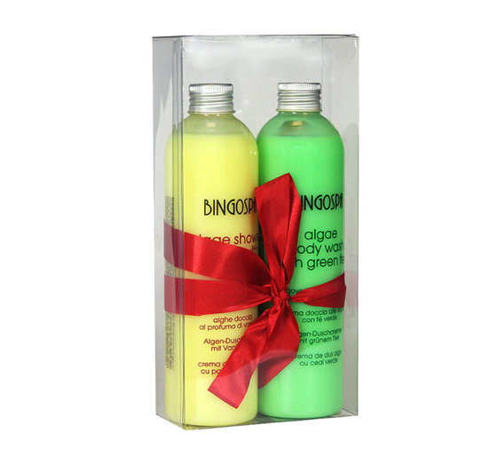 BINGOSPA SET 2 X SHOWER CREAM ALGAE VANILLA + GREEN TEA