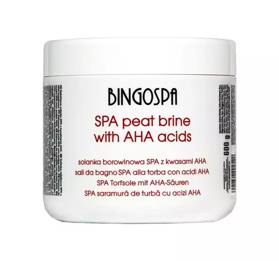 BINGOSPA SPA PEAT BRINE WITH AHA ACIDS 600G 