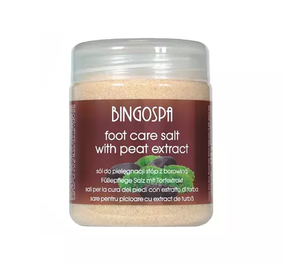 BINGOSPA WARMING FOOT SALT WITH PEAT 550G