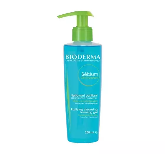 BIODERMA ANTIBACTERIAL SEBIUM FACE WASH GEL CLEANSING GEL 200ML