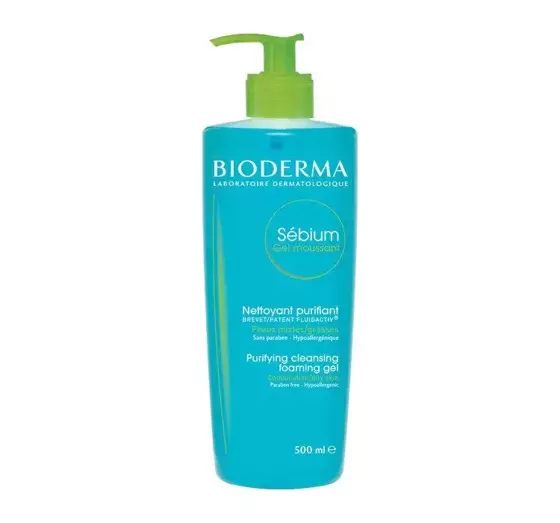 BIODERMA ANTIBACTERIAL SEBIUM FACE WASH GEL CLEANSING GEL 500ML