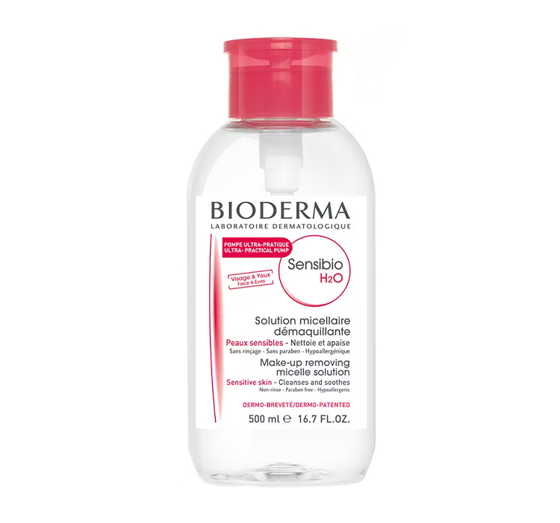 BIODERMA SENSIBIO H2O MICELLAR WATER SENSITIVE SKIN 500ML