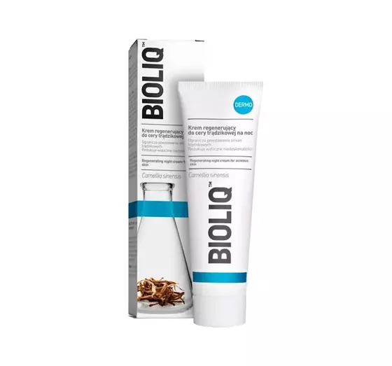 BIOLIQ DERMO REGENERATING NIGHT CREAM FOR ACNE-PRONE SKIN 50ML