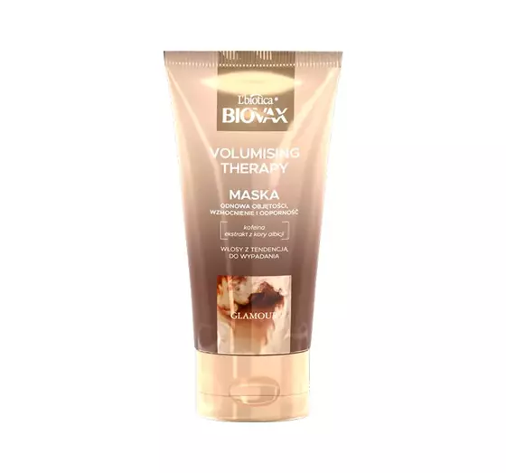 BIOVAX GLAMOR VOLUMISING THERAPY HAIR MASK 150ML