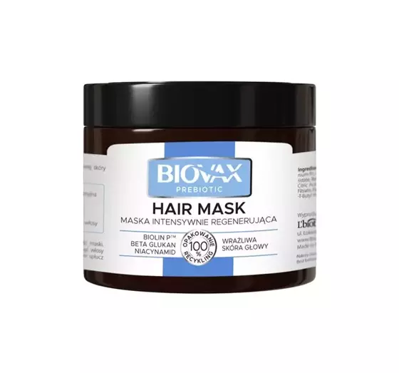 BIOVAX PREBIOTIC HAIR MASK INTENSIVELY REGENERATING PREBIOTIC HAIR MASK 250ML