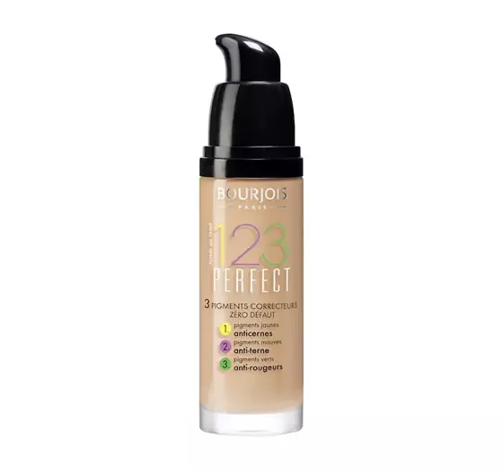 BOURJOIS 123 PERFECT FOUND. FOUNDATION 53 LIGHT BEIGE