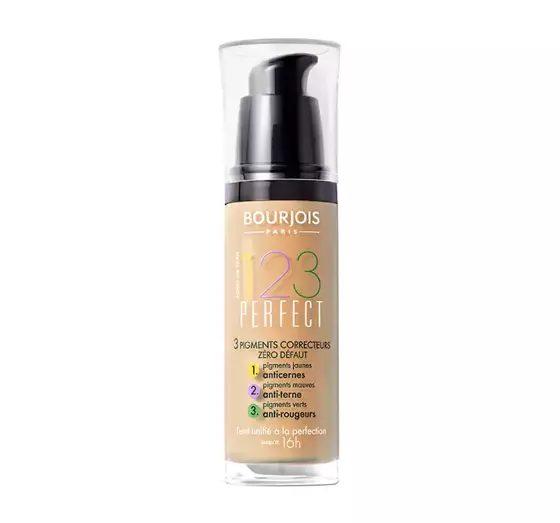 BOURJOIS 123 PERFECT FOUNDATION 52 VANILLA