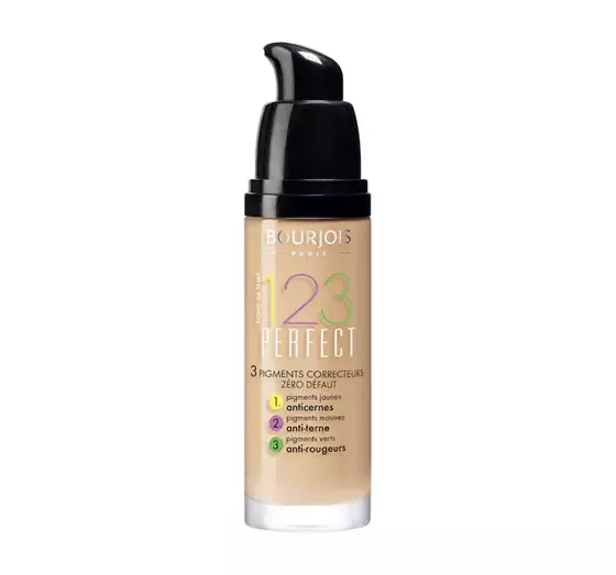 BOURJOIS 123 PERFECT FOUNDATION 52 VANILLA