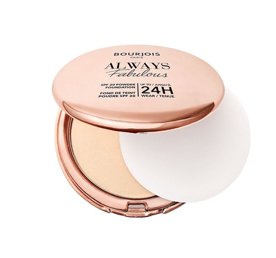 BOURJOIS ALWAYS FABULOUS POWDER FOUNDATION 115 GOLDEN IVORY 7G