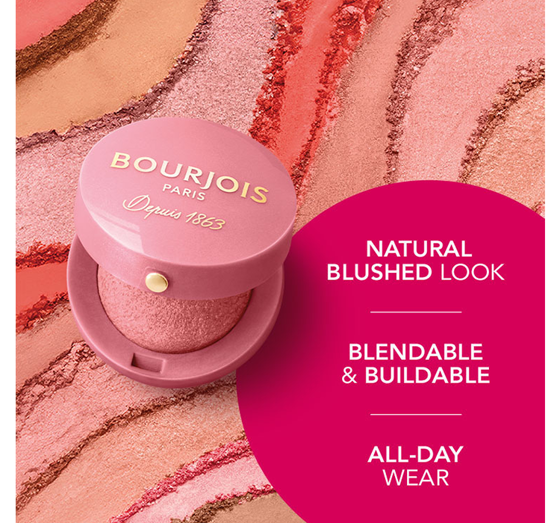 BOURJOIS BAKED BLUSH 16 ROSE COUP