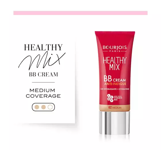 BOURJOIS HEALTHY MIX LIGHT CREAM BB 02 MEDIUM 30ML