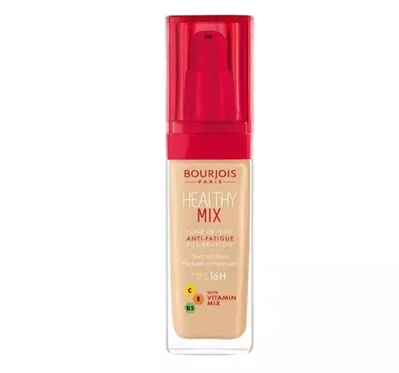 BOURJOIS HEALTHY MIX VITAMIN FOUNDATION 53 LIGHT BEIGE 30ML