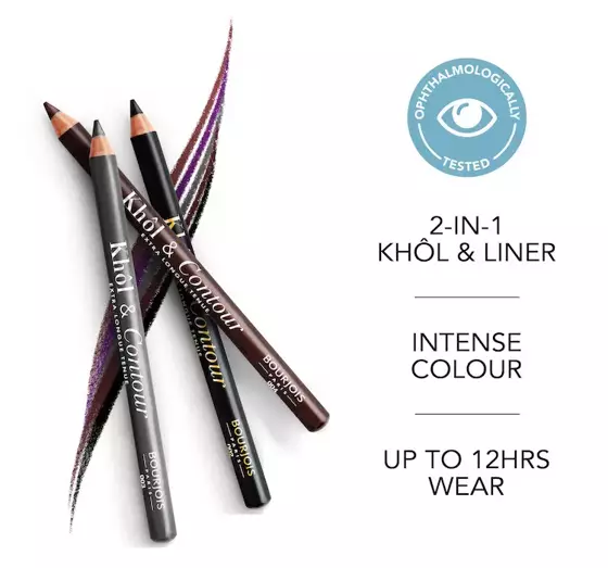 BOURJOIS KHOL CONTOUR EYE PENCIL BLACK 001