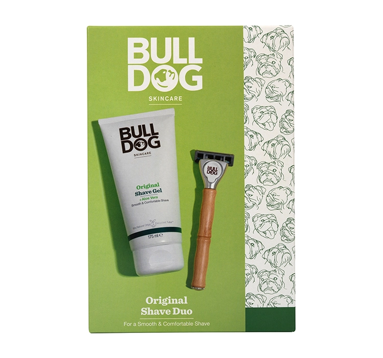 BULLDOG ORIGINAL SHAVE DUO SET MEN'S SHAVING COSMETIC SET