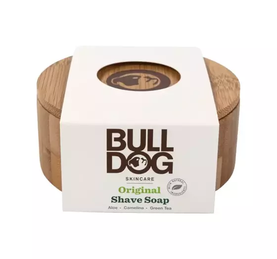 BULLDOG ORIGINAL SHAVE SOAP SHAVE SOAP IN BAMBOO CASE 100G