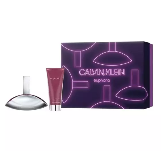 CALVIN KLEIN EUPHORIA WOMAN EAU DE PARFUM SPRAY 100ML + BODY LOTION 100ML