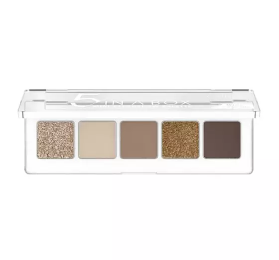 CATRICE 5 IN A BOX MINI EYESHADOW PALETTE 010 GOLDEN NUDE LOOK 4G