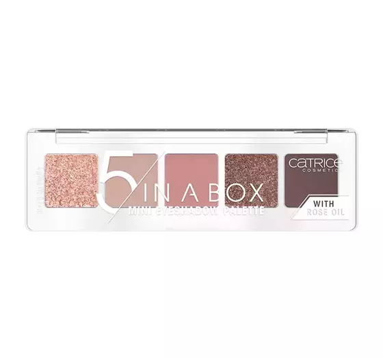 CATRICE 5 IN A BOX MINI EYESHADOW PALETTE 020 SOFT ROSE LOOK 4G