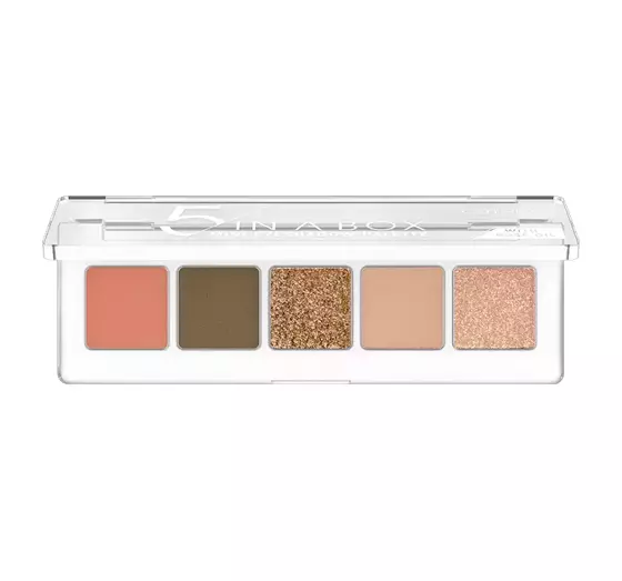 CATRICE 5 IN A BOX MINI EYESHADOW PALETTE 070 ELEGANT KHAKI LOOK 4G