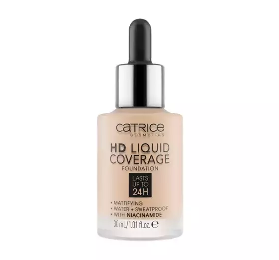 CATRICE HD LIQUID COVERAGE FOUNDATION 010 LIGHT BEIGE 30ML