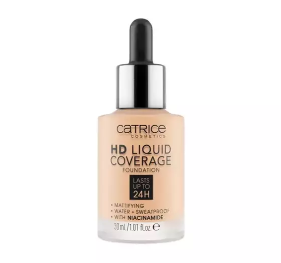 CATRICE HD LIQUID COVERAGE LIQUID FOUNDATION 005 IVORY BEIGE 30ML