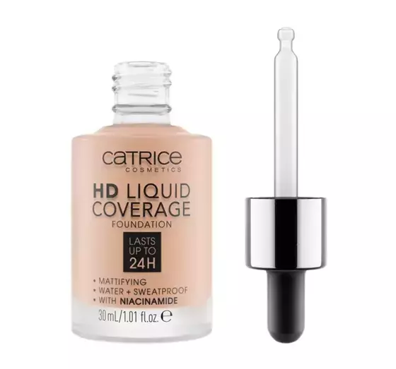 CATRICE HD LIQUID COVERAGE LIQUID FOUNDATION 020 ROSE BEIGE 30ML