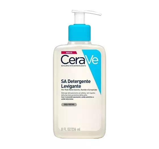 CERAVE SA SMOOTHING FACE WASH GEL FOR DRY AND ROUGH SKIN 236ML