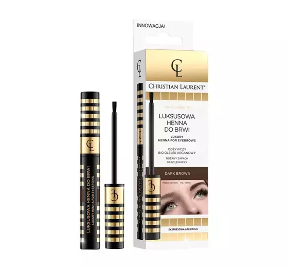 CHRISTIAN LAURENT LUXURY BROW HENNA ONE COMPONENT DARK BROWN 6ML