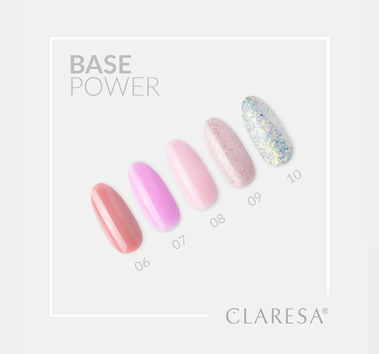 CLARESA BASE POWER UV/LED BASE COAT 08 5G