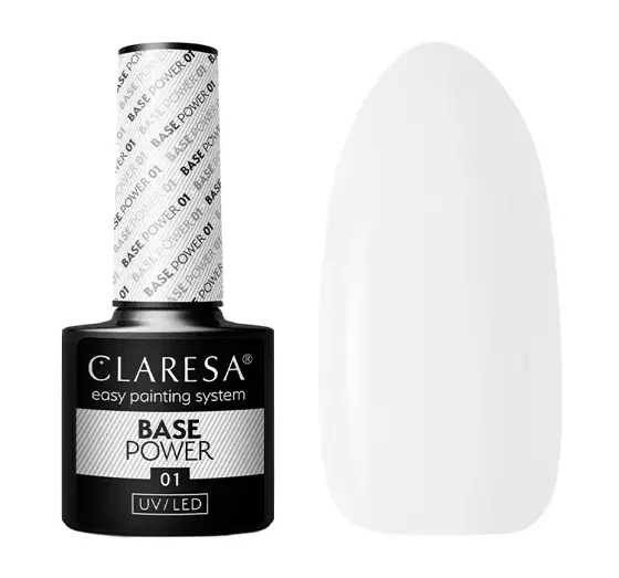 CLARESA BASE POWER UV/LED BASE COAT 1 CLEAR 5G