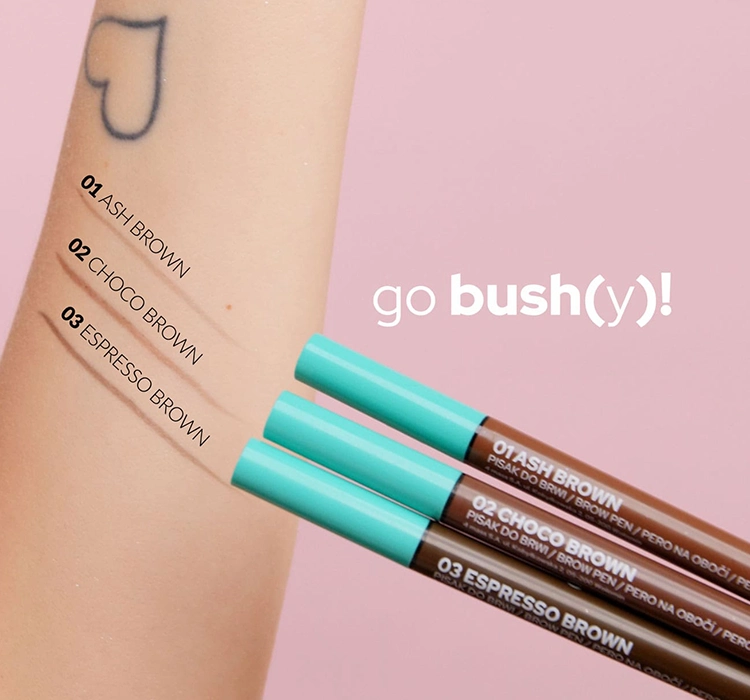 CLARESA GO BUSHY BROW TINT PEN 03 ESPRESO BROWN