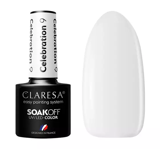 CLARESA SOAK OFF CLARESA SOAK OFF HYBRID NAIL POLISH  CELEBRATION 9 5G