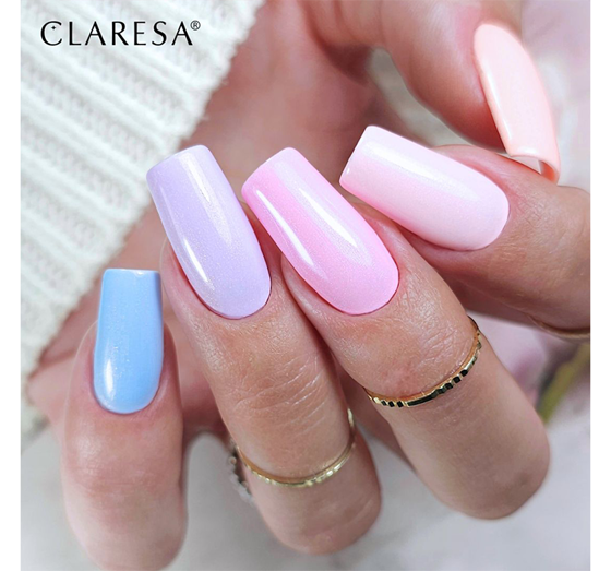 CLARESA SOAK OFF HYBRID NAIL POLISH PASTEL GLAM 1 5G