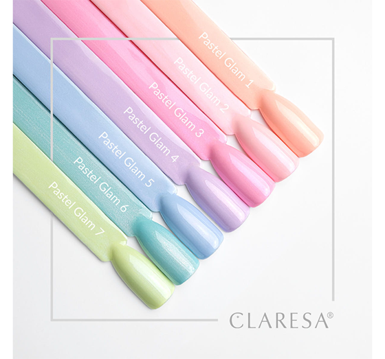 CLARESA SOAK OFF HYBRID NAIL POLISH PASTEL GLAM 3 5G