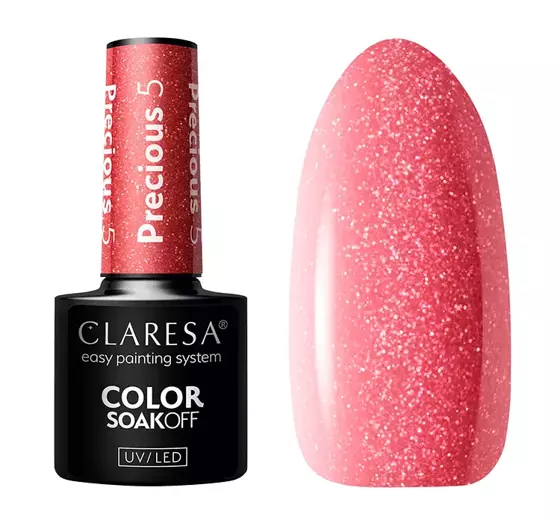 CLARESA SOAK OFF HYBRID NAIL POLISH PRECIOUS 5 5G