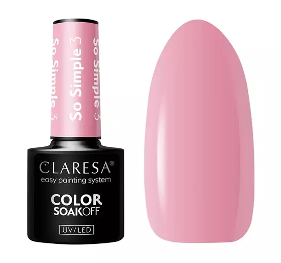 CLARESA SOAK OFF HYBRID NAIL POLISH SO SIMPLE 3 5G