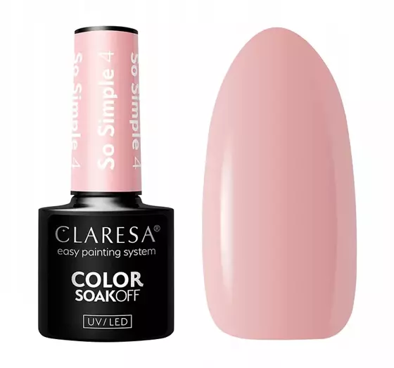 CLARESA SOAK OFF HYBRID NAIL POLISH SO SIMPLE 4 5G